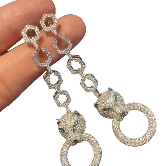 Panther earrings  - Picture 3 of 5